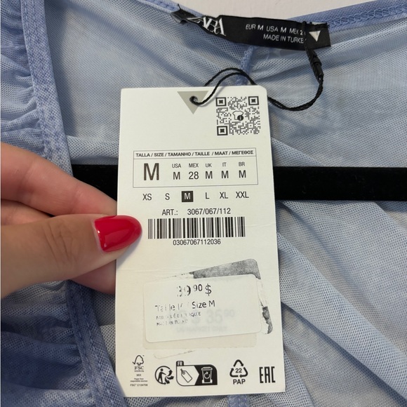 ZARA Blue Longsleeve - Picture 4 of 5